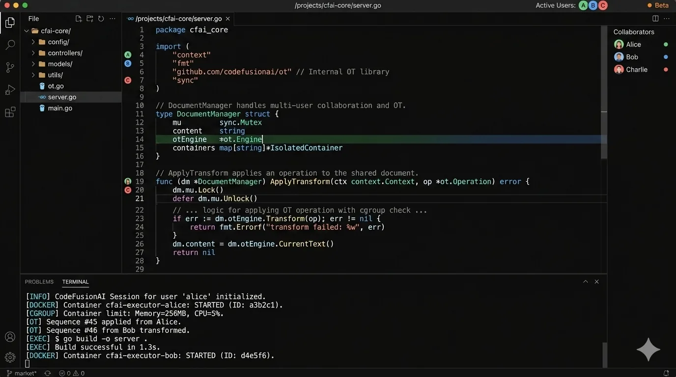 Screenshot of CodeFusionAI